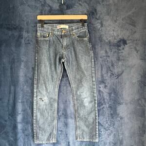 Levis 511 Slim Fit Dark Blue Denim Jeans Womans Size Size‎ 14